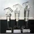 K9 Man-Made Horse Head Crystal Trophy Award Ldc-145
